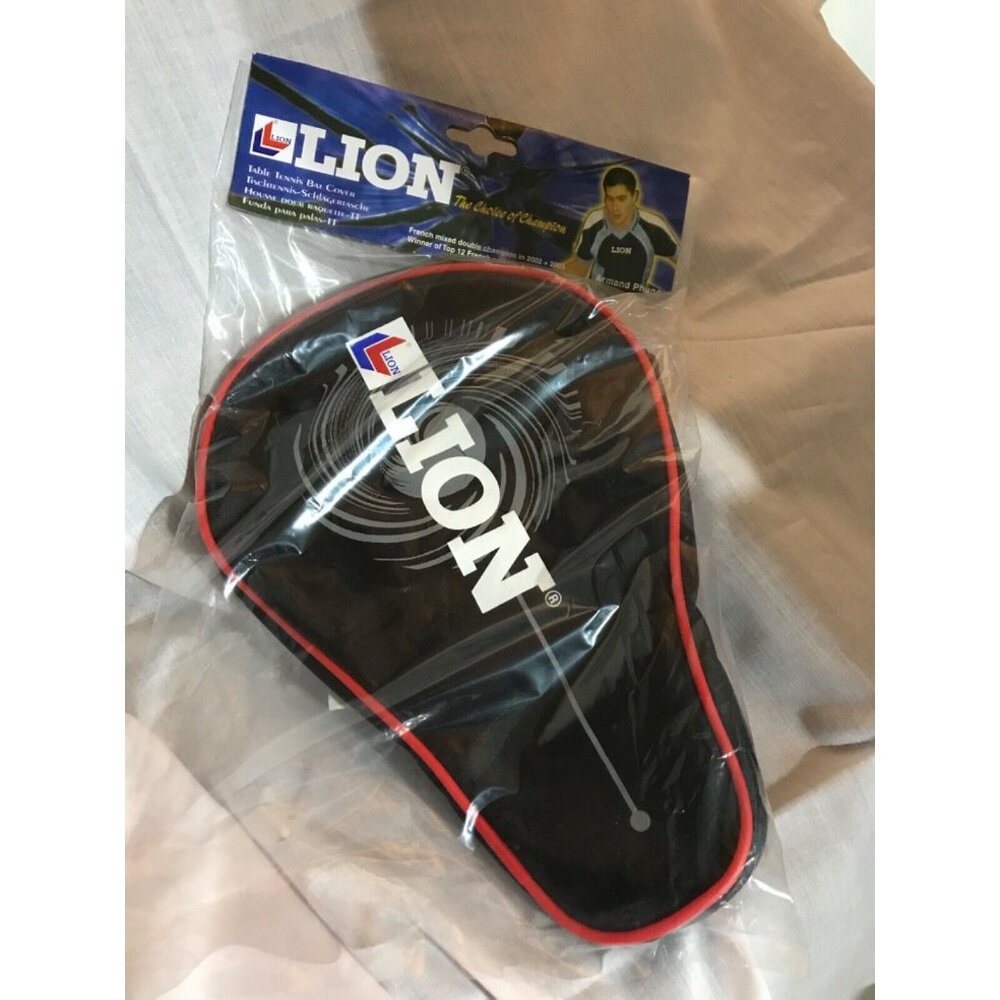 Lion Portable Protective Table Tennis Racket Case Bag Ping Pong Bat Padd Cover